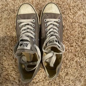 Converse All Star Low Tops Grey Womens  7